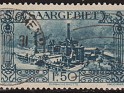 Germany 1927 Saar 1,50 FR Verde Scott 132